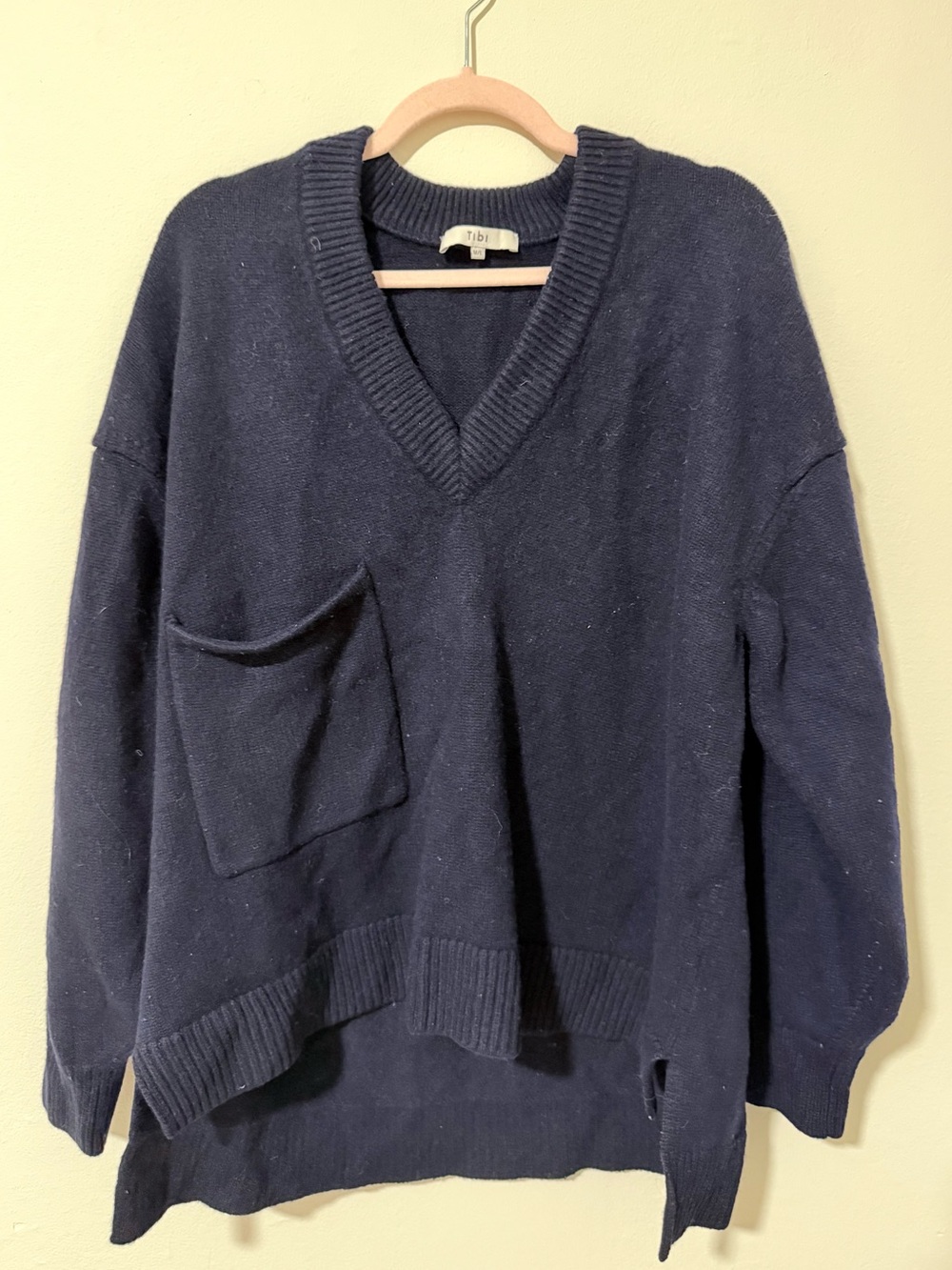 Tibi V-Neck Sweater 100% cashmere